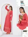 Waniya Blue Hills Rayon Foil Printed Anarkali Concept Kurti Collection